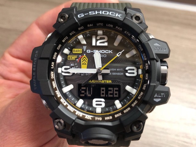 casio mudmaster solar powered