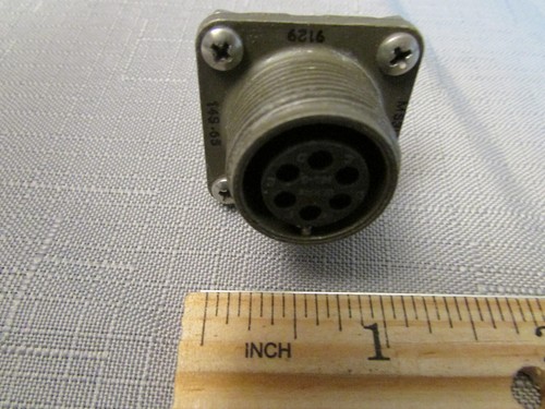Bendix MilSpec Circular Connector MS3102A-14S-6S 6-Pin Female Panel Mount - Picture 4 of 4