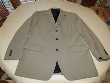Brooks Brothers 3 button blazer jacket 43/38 REG striped Mens GUC 