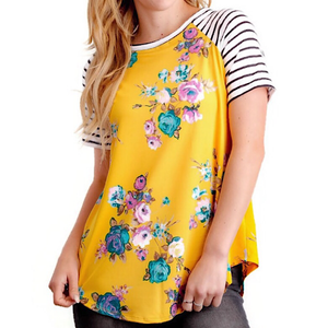 bright yellow top womens
