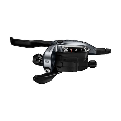 Shimano Alivio M4050 3 Speed STI Shifter Lever & Gear Cable - Picture 2 of 3