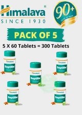 5 X Himalaya Septilin 300 Tablets, Pure Herbal Exp March 2027