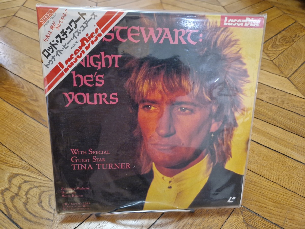 Rod Stewart: Tonight He's Yours The 1981 Laserdisc LD NTSC