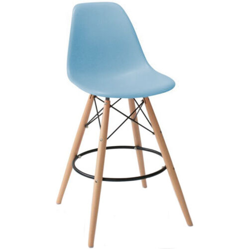 Set of 2 Modern Contemporary Bar Stools Height Pub Chairs Eiffel Metal Dowel Leg - Picture 25 of 64