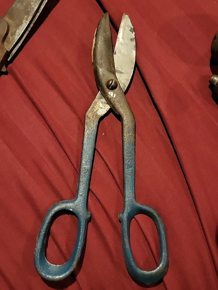 Lote de ferramentas vintage aparadores de tesouras de poda Fulton brocas e recortes de madeira EUA - Imagem 4 de 4