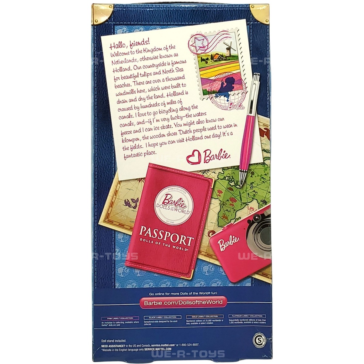 Holland Barbie Dolls of the World Collector Edition Passport Holland Barbie Dolls of the World Collector Edition Passport