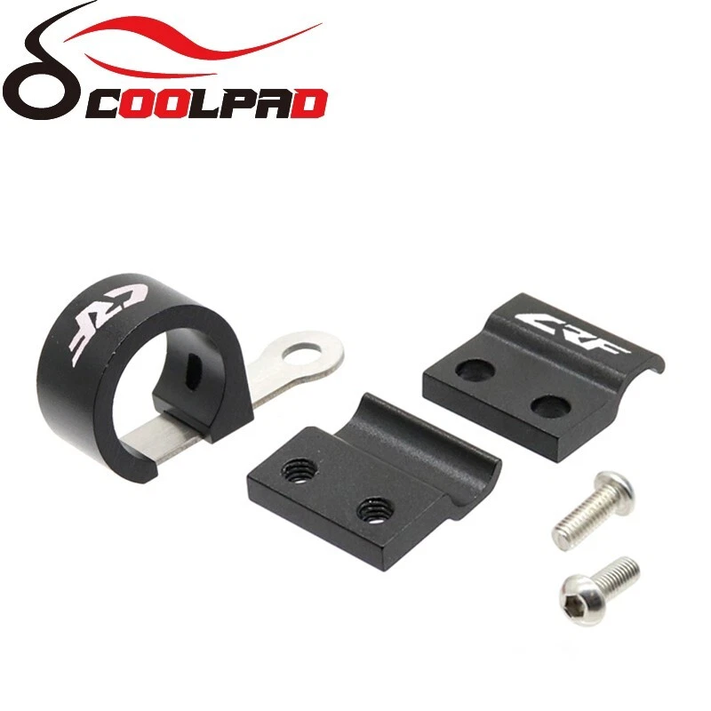 Soporte abrazaderas guía manguera freno delantero para HONDA CRF250R/X CRF450R/X CRF150R LOGO Foto 3 de 4