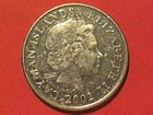 2002 CAYMAN ISLANDS ELIZABETH II CIRCULATED OBSOLETE TEN 10 CENTS COIN MEDAL — photo 1