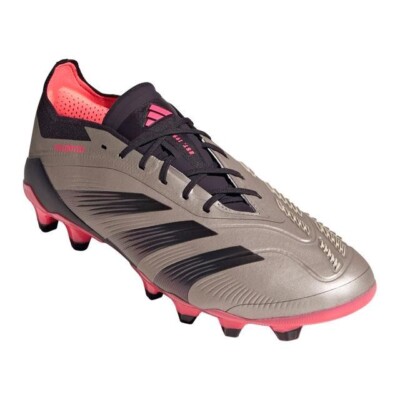 adidas Predator Elite Low HG/AG Platina Metallic/Aurora Black
