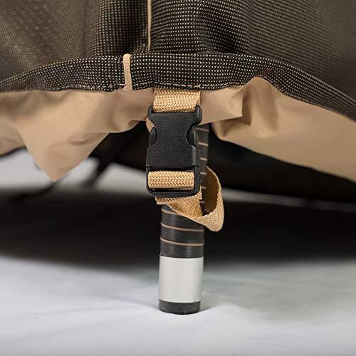 StormBlock Hillside Oval Patio Table Cover Premium, 28" H x 72" L x 42