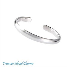 Bague simple arrondie 2 mm en argent massif 925 orteil réglable ou pinkie