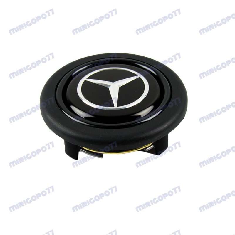 Sport Horn Button Black fits Mercedes Benz AMG MOMO RAID NRG