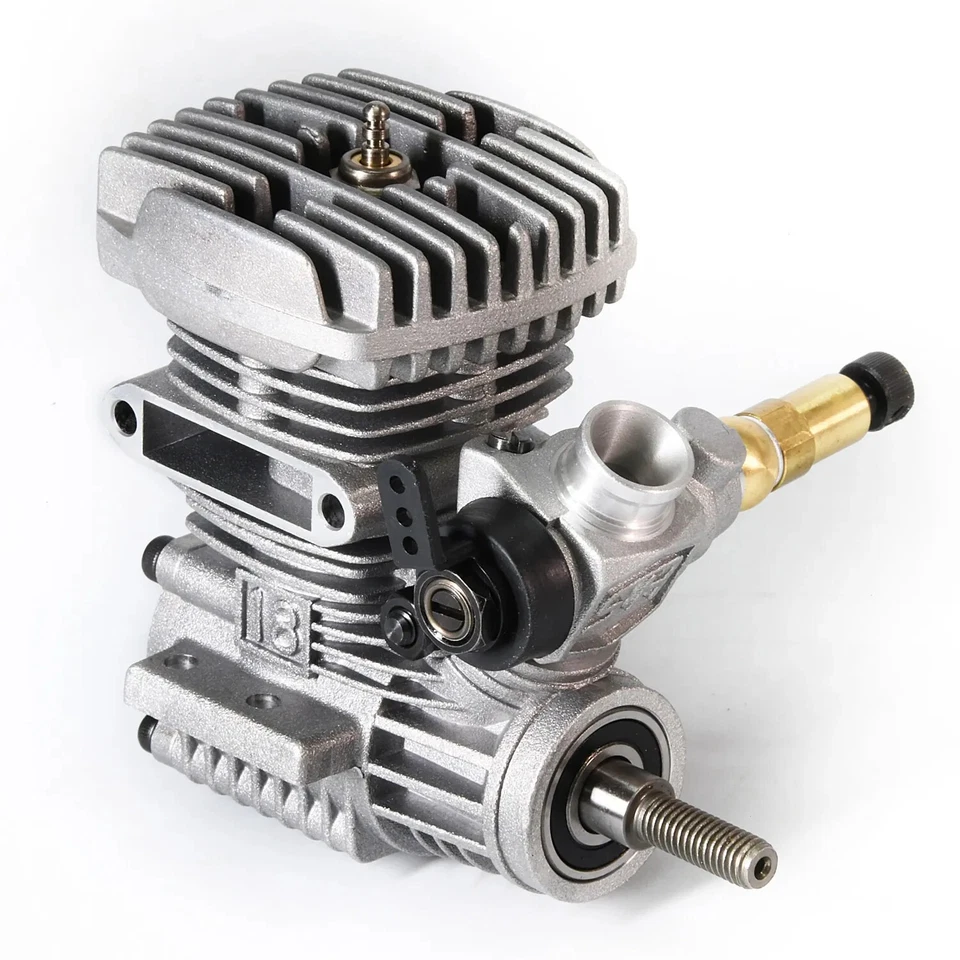 New SH .18 18 Side Exhaust RC Remote Control Airplane Nitro 2-Stroke Engine - Image 3 of 4