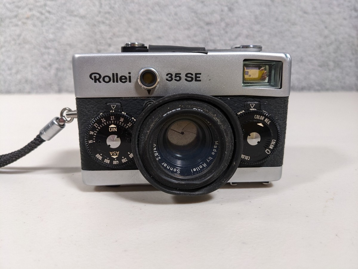 Rollei 35 SE (Black) 35mm Film Camera w/ Sonnar 40mm f/2.8 Lens