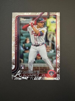 2025 Topps Series 1 Nacho Alvarez Jr. RC Spring Training Braves