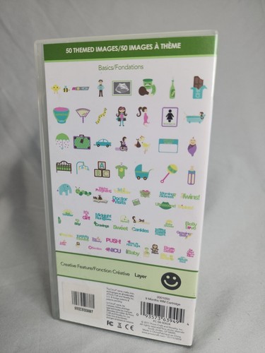 Cricut Cartridge 9 Months - Expectant Baby Babies Boy Girl Pregnant Baby Shower - Picture 2 of 11