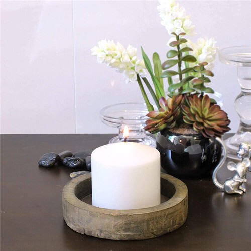 6x Candle Unscented Pillar 7cm x 7.5cm - Picture 6 of 11