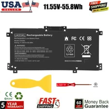 Lot LK03XL Battery For HP ENVY X360 17t-AE 17-AE 17-CE 15-BP 15t-BP 15-BQ 55.8Wh