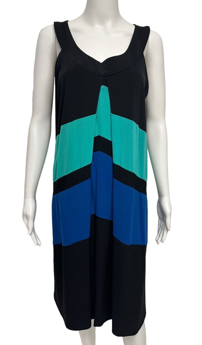 AA Studio AA Women's Sleeveless Color-Block Knee Length Summer Dress Size 18W | eBay AA Studio AA Women's Sleeveless Color-Block Knee Length Summer Dress Size 18W | eBay
