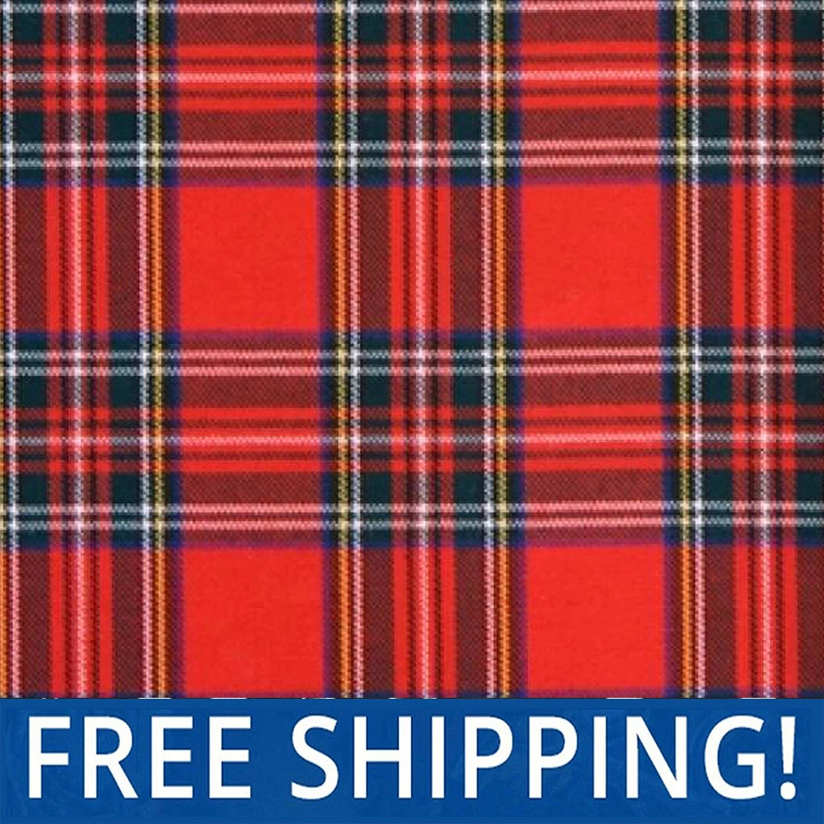 Plaid Fleece By The Yard