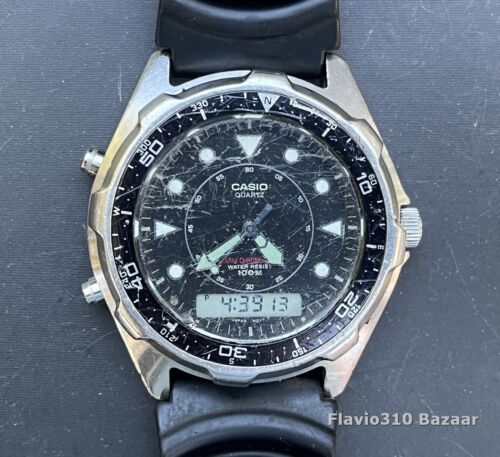 CASIO Diver AMW-320R (2701) "The Arnie" 100M WR 46mm Watch - New Battery