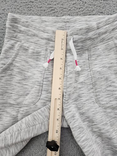 DSG Sweatpants Girls 10 Gray Skinny Leg Drawstring Work Out Exercise - Picture 6 of 11