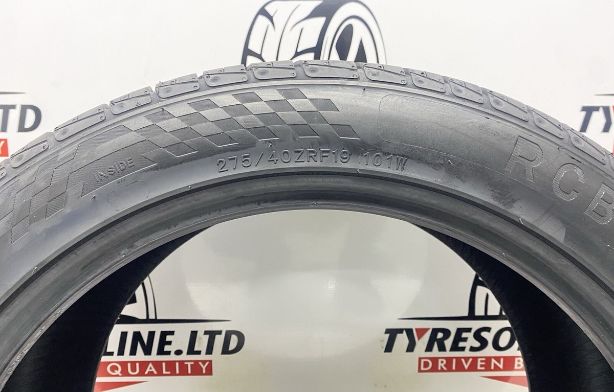 1 X 275 40 19 ADMIRAL RUNFLAT 275/40ZRF19 101W BRAND NEW TYRE