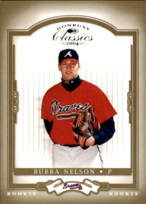2004 Donruss Classics Rookie #198 Bubba Nelson /1500 Atlanta Braves Numbered RC