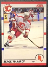 1990-91 Score - Bilingual #71 Sergei Makarov (RC)