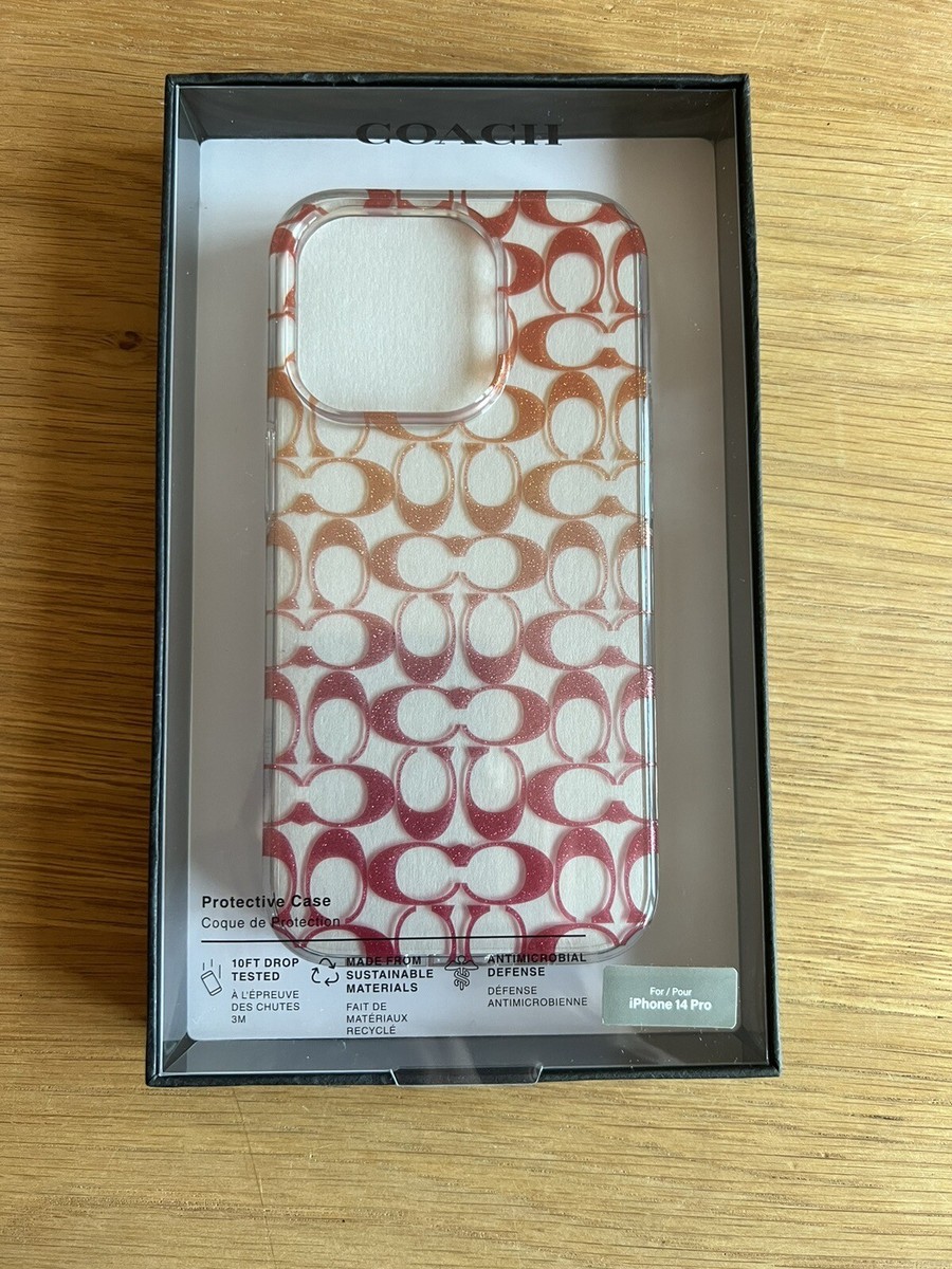 Beautiful Genuine Coach Iphone 14 Pro Phone Case/ Cover Bnib Rrp