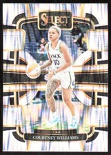 2024-25 4307E PANINI WNBA SELECT SILVER FLASH PRIZM COURTNEY WILLIAMS Minnesota