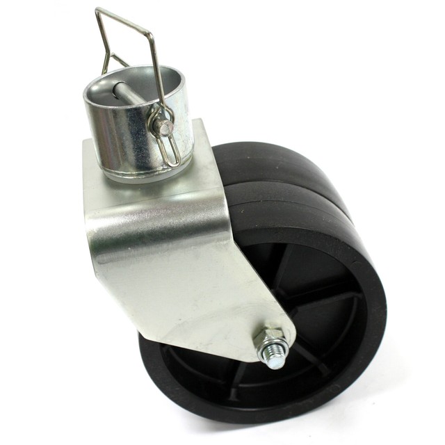 Lot Two 2000 lbs 6" Dual Trailer Jack Wheel Caster Wheels fits Any Jack