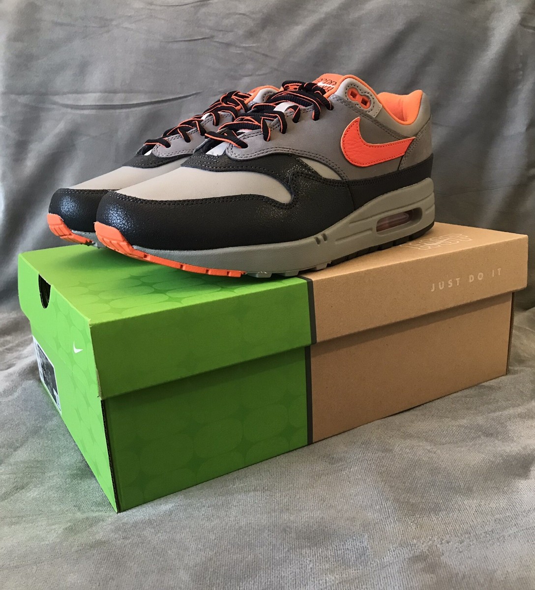 Nike Air Max 1 SP x HUF 'Brilliant Orange' HF3713-001 Size