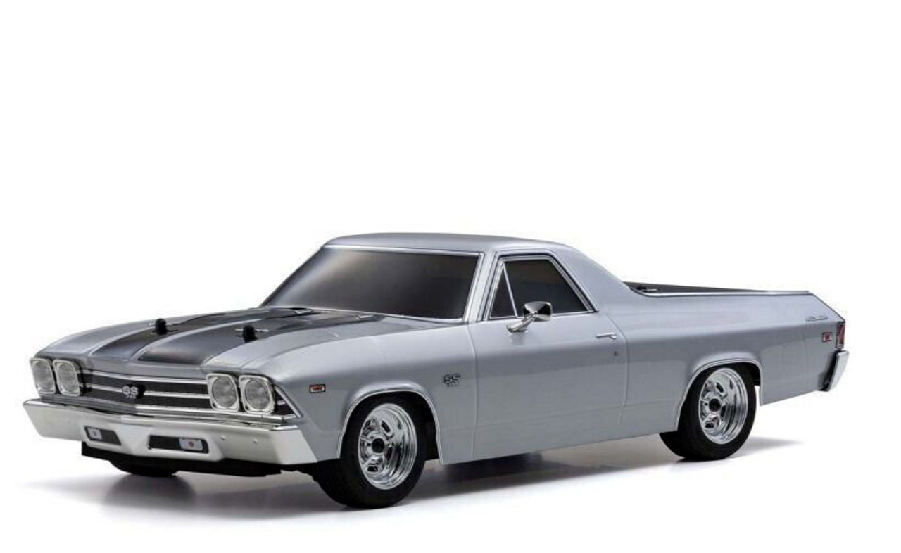 Kyosho 1/10 RC Body Shell EL CAMINO -Finished- SILVER #fab705