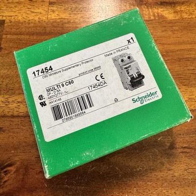 SCHNEIDER ELECTRIC 17454 MULTI 9 C60 MINIATURE SUPPLEMENTARY PROTECTOR