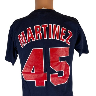 Vintage Pedro Martinez Jersey T Shirt Mens Size M Majestic Boston Red Sox MLB
