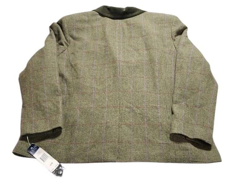 NUEVO CON ETIQUETAS Chaqueta de Equitación Chaps Ralph Lauren Blazer Mezcla de Lana Shelly Green #Mujeres 22W Foto 2 de 4