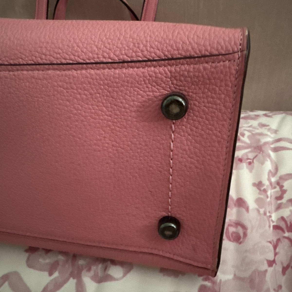 Coach Charlie Bright Pink 25137 Women's Leather Shoulder Bag | eBay