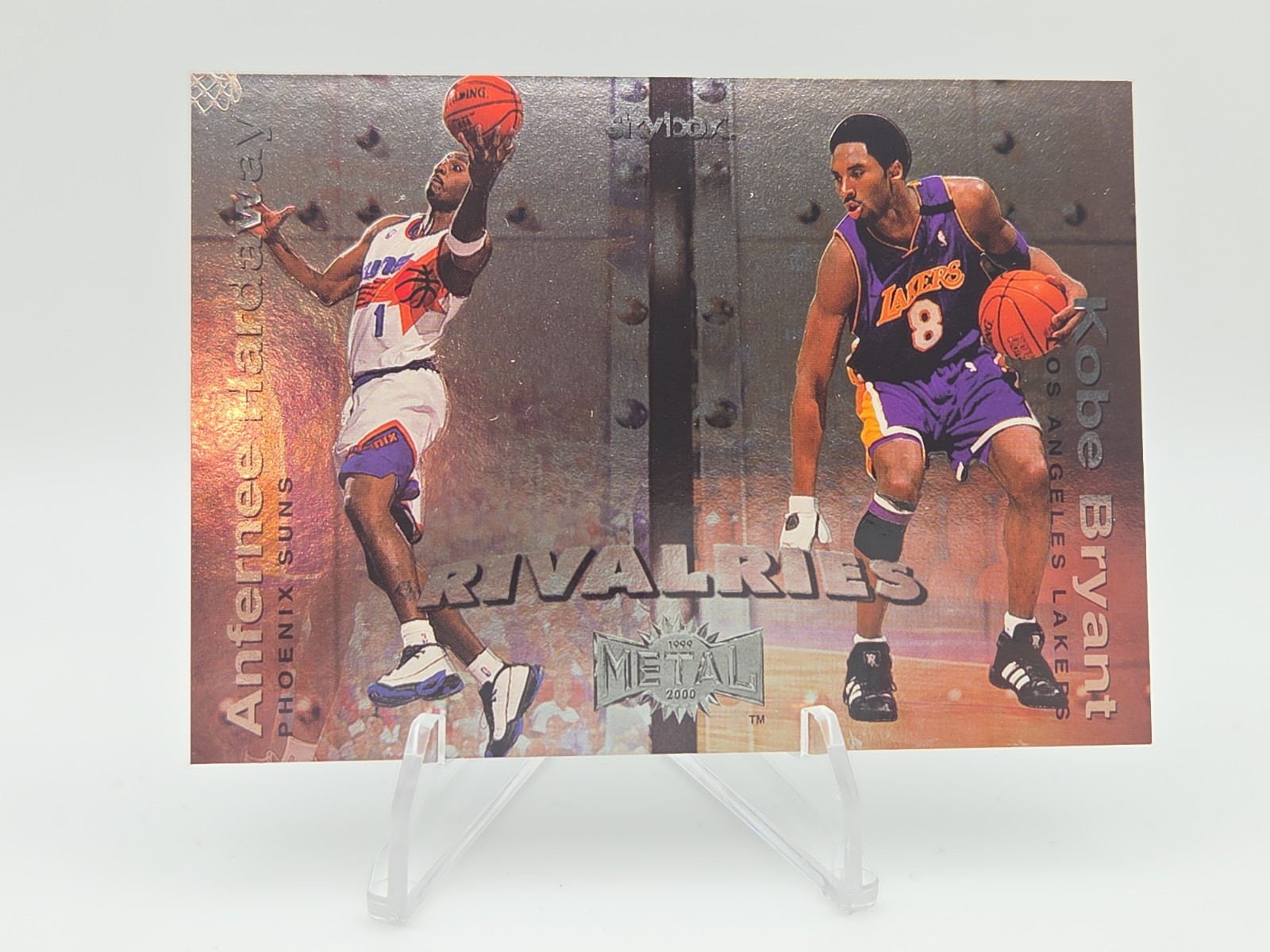 1999-00 Skybox Metal - Rivalries Kobe Bryant, Anfernee Hardaway #6 R