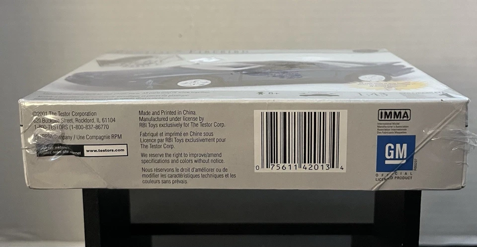 (NUEVO) Testors 1998-2002 Pontiac Firebird Trans Am WS6 Ram Air 1:43 Diecast Metal Foto 2 de 3