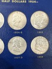 Complete Franklin Half Dollar Set 1948-1963 35 Coins, 90% Silver Whitman # 9425 — photo 10