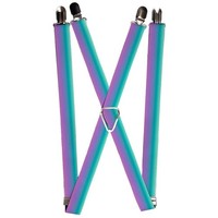 `Suspenders - 1.0`` - Ombre Blue-Green/Purple` (Us Import) ACC NEU