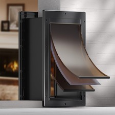 3-Flap Dog Door, Extreme Weather Large Doggy Door for Wall, Never Rust Plasti...