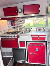 Vintage 1967 Kit 13' Travel Trailer RV Camper NEW Tires, Roof Coating, CUTE‼️