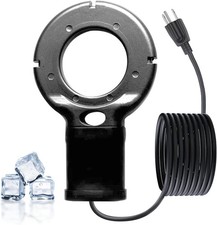 500W Submersible Chicken Water Heater De-Icer w/ Thermostat  Teflon Coat