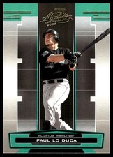 Paul Lo Duca 2005 Playoff Absolute Memorabilia #40 Marlins MLB READ FREE SHIP
