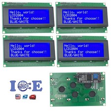 4pcs LCD 2004 Blue Serial IIC I2C TWI 20x4 LCD2004 Module Display Screen Arduino
