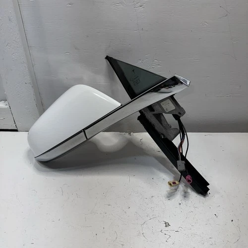 2012-16 Tesla Model S Front Passenger Right Side View Door Mirror White PBCW OEM