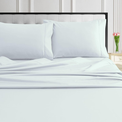 1000 Thread Count Egyptian Cotton Sheets King Size - Silky Smooth Sateen Weave f