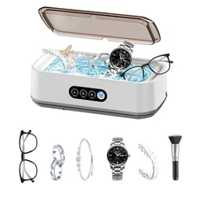 Ultrasonic Jewelry Cleaner, 50kHz Professional Portable Jewelry Cleaner Ultra...